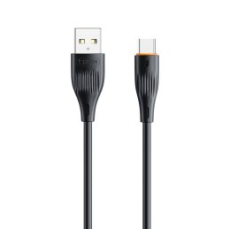 Kabel 3A 1m USB - USB-C T-Phox X-Lite czarny