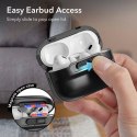 Etui APPLE AIRPODS PRO 1 / 2 ESR Cyber Armor Halolock MagSafe czarne