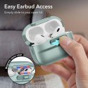 Etui APPLE AIRPODS PRO 1 / 2 ESR Cyber Armor Halolock MagSafe zielone