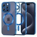 Etui APPLE IPHONE 15 PRO Tech-Protect MagShine niebieskie