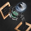 Etui + Szkło Hartowane SAMSUNG GALAXY WATCH 6 CLASSIC (47MM) Supcase Unicorn Beetle Pro & Tempered Glass czarne