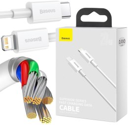 KABEL USB-C / Lightning iPhone Baseus Superior CATLYS-A02 1m 20W PD Quick