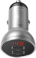 ŁADOWARKA SAMOCHODOWA Baseus Digital Display CCBX-0S 24W 4.8A 2x USB-A
