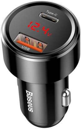 ŁADOWARKA SAMOCHODOWA Baseus Magic CCMLC20C-01 45W 6A 1x USB-A 1x USB-C 3.0