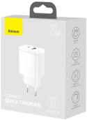 ŁADOWARKA SIECIOWA Baseus Compact Quick Charger CCXJ-B02 20W 1x 1x 3.0 QC