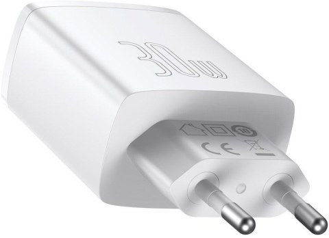 ŁADOWARKA SIECIOWA Baseus Compact Quick Charger CCXJ-E02 30W 2x 1x 3.0 QC