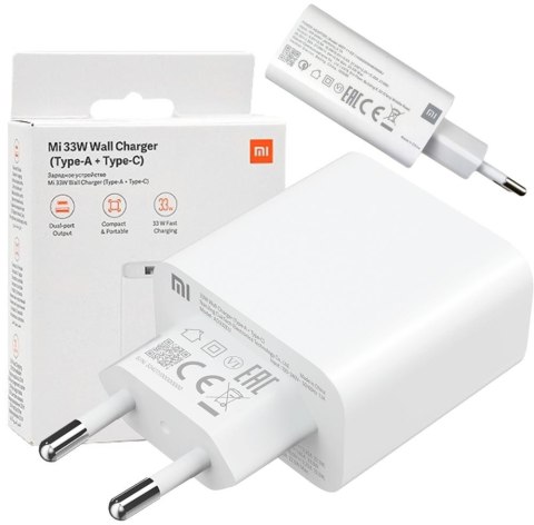 Ładowarka USB Xiaomi Mi 33W Wall Charger (Type-A+Type-C)