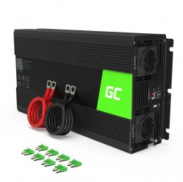 PRZETWORNICA NAPIĘCIA INWERTER Green Cell 24V -> 230V 2000W/4000W MODYFIKOWANA SINUSOIDA INV26