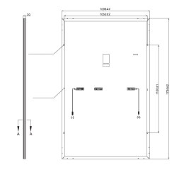 Moduł panel PV czarna rama 400W RISEN RSM40-8-400M 1754x1096x30mm