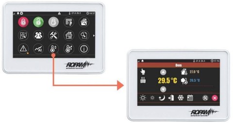 ROPAM MANIPULATOR DOTYKOWY TPR-4W-P