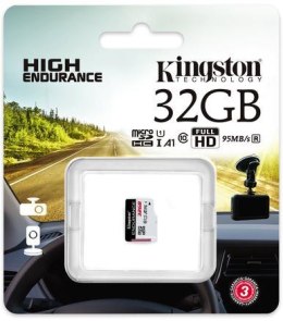 Karta pamięci Kingston High-Endurance microSD 32GB UHS-I U1 24/7 (rejestratory i monitoring)