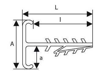 UCHWYT DO PRZEWODÓW PŁASKICH, PODWÓJNY UWT-1 (100szt.)