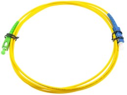 PATCHCORD ŚWIATŁOWODOWY SM SC/UPC-SC/APC SIMPLEX 2m