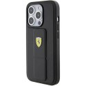 Oryginalne Etui APPLE IPHONE 15 PRO MAX Ferrari Hardcase Grip Stand (FEHCP15XGSPSIK) czarne