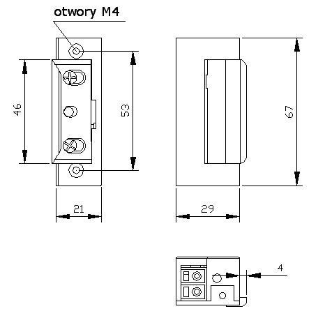 ZACZEP ELEKTRA R4 Z PAM. Z BLOK. SYMETR.; 3973