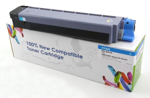 Toner Cartridge Web Cyan OKI C8600/C8800 zamiennik 43487711