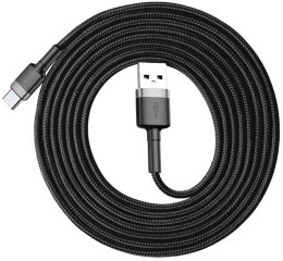 KABEL USB-A / USB-C Baseus Cafule CATKLF-CG1 200cm 2A QC 3.0 CZARNO-SZARY