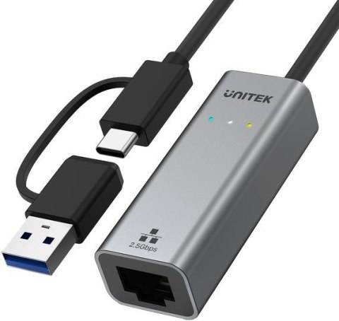 Adapter Unitek U1313C USB-A/C na RJ45 2.5G Ethernet