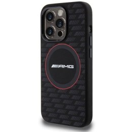 Oryginalne Etui APPLE IPHONE 15 PRO AMG Hardcase Silicone Carbon Pattern MagSafe (AMHMP15L23SMRK) czarne