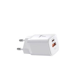 Ładowarka Sieciowa 33W USB + USB-C T-PHOX HANDY SERIES T-PP08 biała