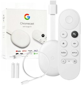 Odtwarzacz multimedialny Google Chromecast 4K z Google TV