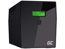 UPS ZASILACZ AWARYJNY Green Cell MICROSINE 1000VA 700W Z WYŚWIETLACZEM LCD UPS08