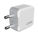 Ładowarka sieciowa LDNIO A2201 2USB + kabel USB-C