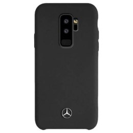 Etui SAMSUNG GALAXY S9+ Mercedes Hard Case Silicone Line (MEHCS9LSILBK) czarne