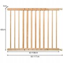 Bramka zabezpieczająca do drzwi 67-115 cm