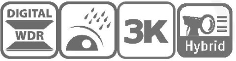 Kamera 4w1 Hilook by Hikvision kopułka 5MP TVICAM-T5M-20DL 2.8mm