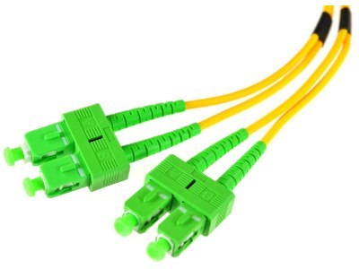 PATCHCORD ŚWIATŁOWODOWY SM 5M DUPLEX 9/125, SC/APC-SC/APC 3MM