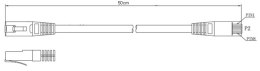 PATCHCORD KAT.5E FTP 0,5M SZARY