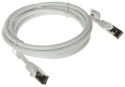 PATCHCORD RJ45/SFTP/8.1/2.0-GREY 2 m Lanberg