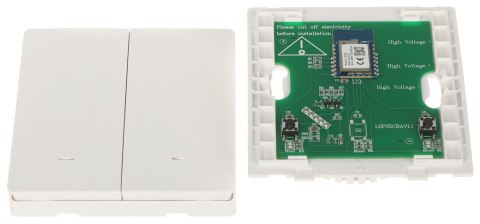 PODWÓJNY INTELIGENTNY PRZEŁĄCZNIK ŚWIATŁA ATLO-WB2/K-TUYA Wi-Fi, Tuya Smart