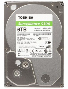 DYSK DO REJESTRATORA HDD-HDWT860UZSVA 6TB 24/7 TOSHIBA