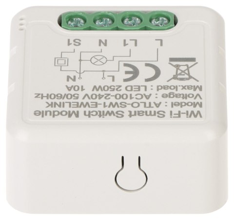 INTELIGENTNY STEROWNIK OŚWIETLENIA LED ATLO-SW1-EWELINK Wi-Fi, eWeLink