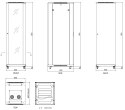 SZAFA RACK STOJĄCA EPRADO-R19-18U/600FW