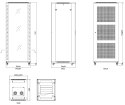 SZAFA RACK STOJĄCA EPRADO-R19-24U/600FW