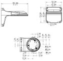 UCHWYT DO KAMER KULISTYCH TR-WM03-D-IN-BLACK UNIVIEW