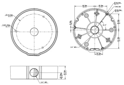 UCHWYT KAMERY TR-JB04-C-IN UNIVIEW