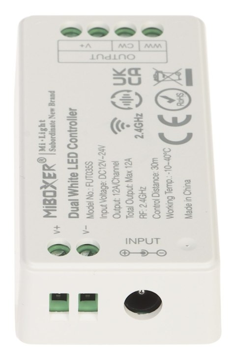 STEROWNIK OŚWIETLENIA LED LED-W-WC/RF2 2.4 GHz, CCT 12 ... 24 V DC MiBOXER / Mi-Light