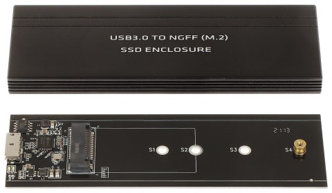 OBUDOWA DYSKU TWARDEGO MCE-582 SSD M.2 SATA MACLEAN