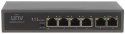 SWITCH POE NSW2010-6T-POE-IN 4-PORTOWY UNIVIEW