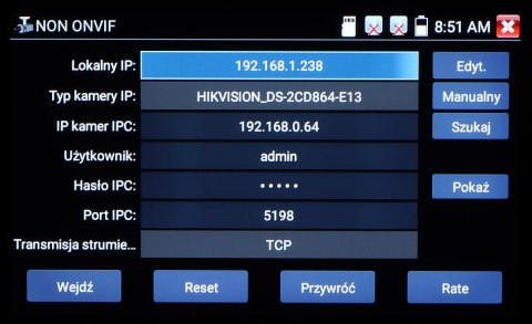 WIELOFUNKCYJNY TESTER CCTV CS-HB-30H DELTA TESTER