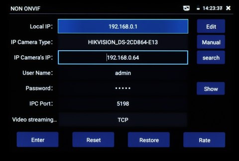 WIELOFUNKCYJNY TESTER CCTV CS-HB-45H DELTA TESTER