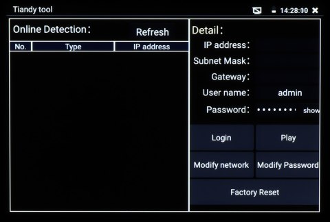 WIELOFUNKCYJNY TESTER CCTV CS-HB-45H DELTA TESTER