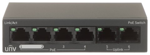 SWITCH POE NSW2020-6T-POE-IN 4-PORTOWY UNIVIEW