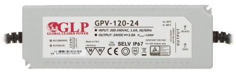 ZASILACZ IMPULSOWY 24V/5A/GPV