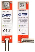 ZESTAW KONWERTERÓW UTP / COAXIAL DO TRANSMISJI LAN+POE XCOAX3-SET-BOX KOMPLET 2 SZT ATTE