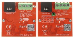 ZESTAW KONWERTERÓW UTP / 2-WIRE DO TRANSMISJI LAN+POE ETH-2WIRE-SET KOMPLET 2 SZT ATTE